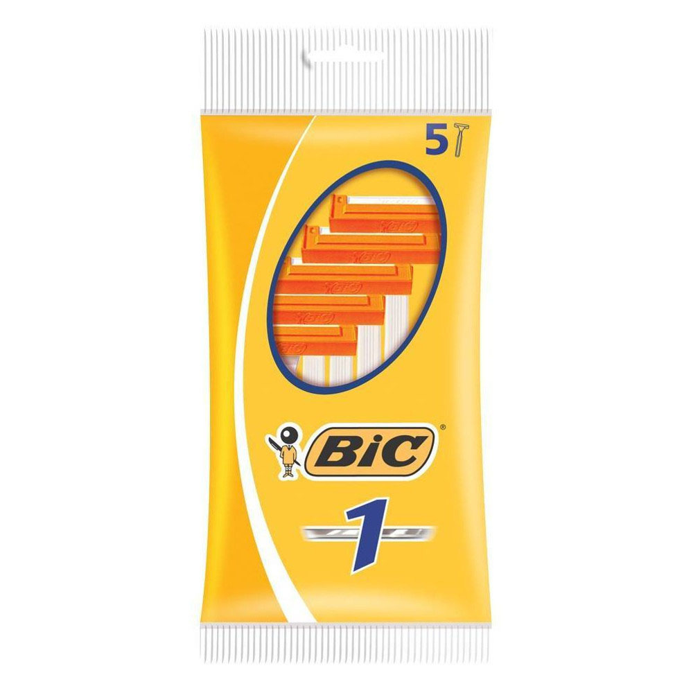 Bic Станок бритвенный Bic1, для чувствительной кожи, 5 шт