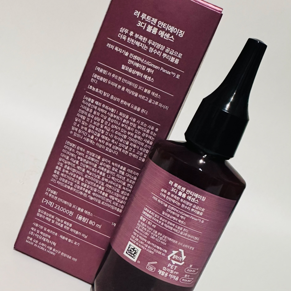 Эссенция для укрепления волос ROOT GEN 3D Volume Essence 80 ml