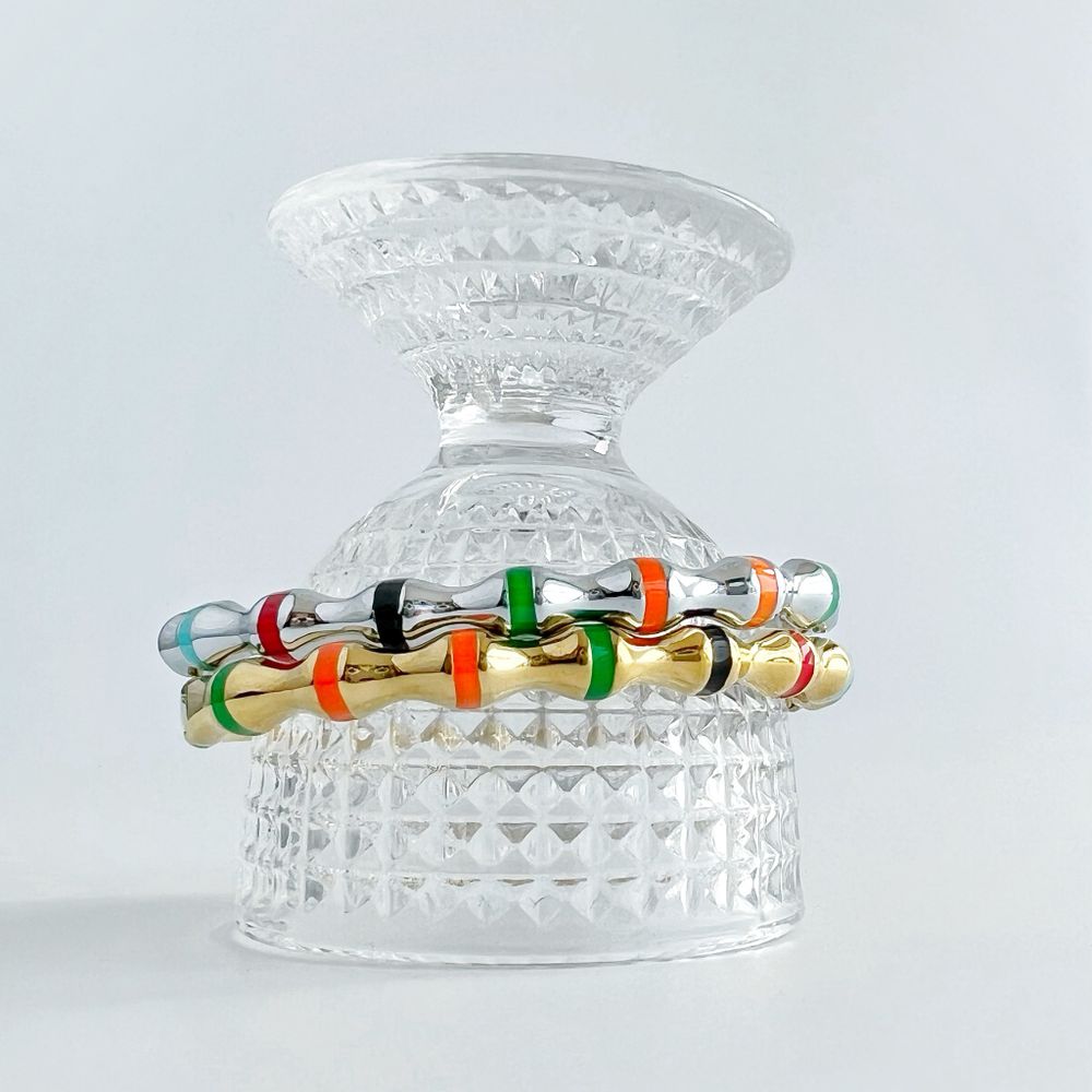 Браслет Bamboo enamel maxi