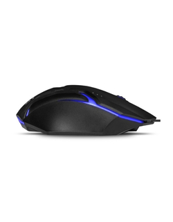 Exegate EX289491RUS Мышь ExeGate Gaming Standard Laser GML-17 (USB, лазерная, 1200dpi, 3 кнопки и колесо прокрутки, длина кабеля 1,5м, черная, Color box)