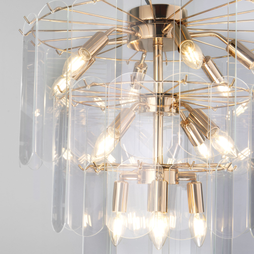 Подвесная люстра Eurosvet Claire 60171 золото