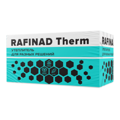 Плита пенополистирольная RAFINAD THERM 50 мм, 1200х600х50 (6 плит, 4,32 кв.м.)