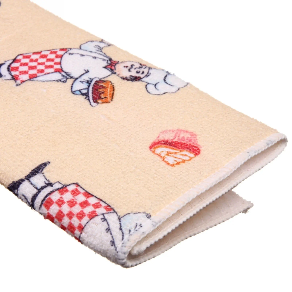 Коврик для сушки посуды 30*38см «Поваренок» бежевый