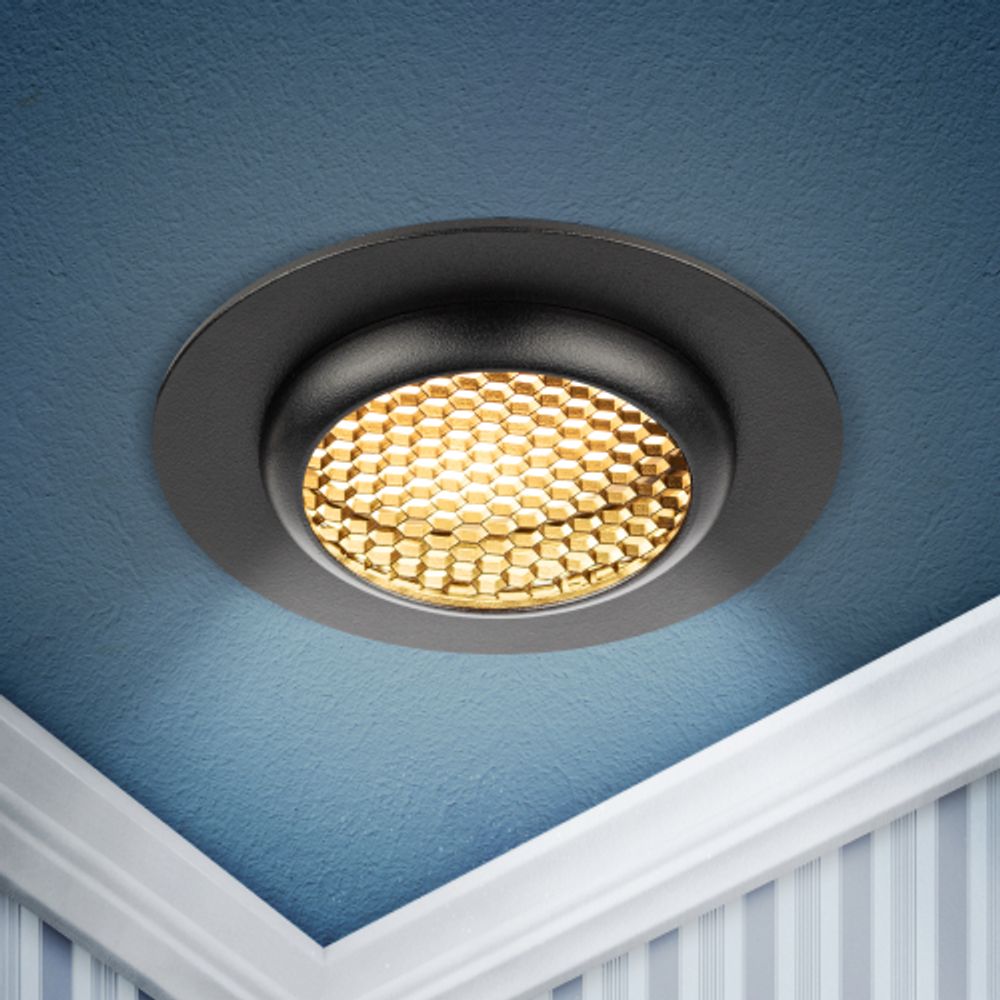 Встраиваемый светильник алюминиевый ЭРА KL109 BK MR16 GU5.3 черный матовый | Алюминиевые встраиваемые светильники