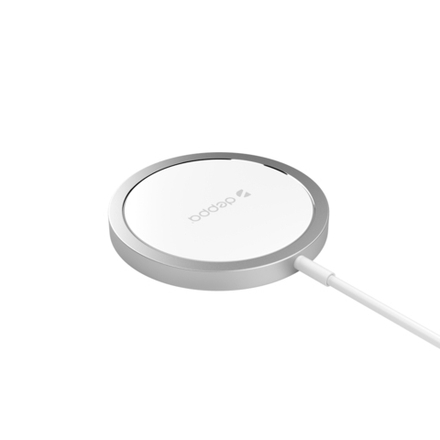 Беспроводное ЗУ MagSafe, Qi 15W, серебро