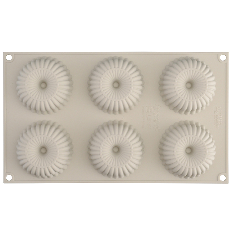 Форма для приготовления пирожных mini raggio 18 х 33,6 см силиконовая