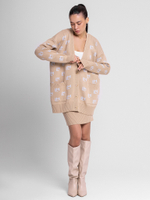 Кардиган вязаный с лого ML