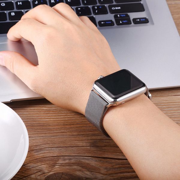 Ремешок из нержавеющей стали COTEetCI W6 MAGNET Band (WH5203-TS) для Apple Watch 44мм/ 42мм Серебристый