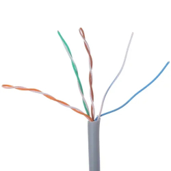 PROconnect (01-0052-50) Кабель U/UTP, CAT 5e, PVC, 4x2x0,48мм, внутренний, серый, 50м