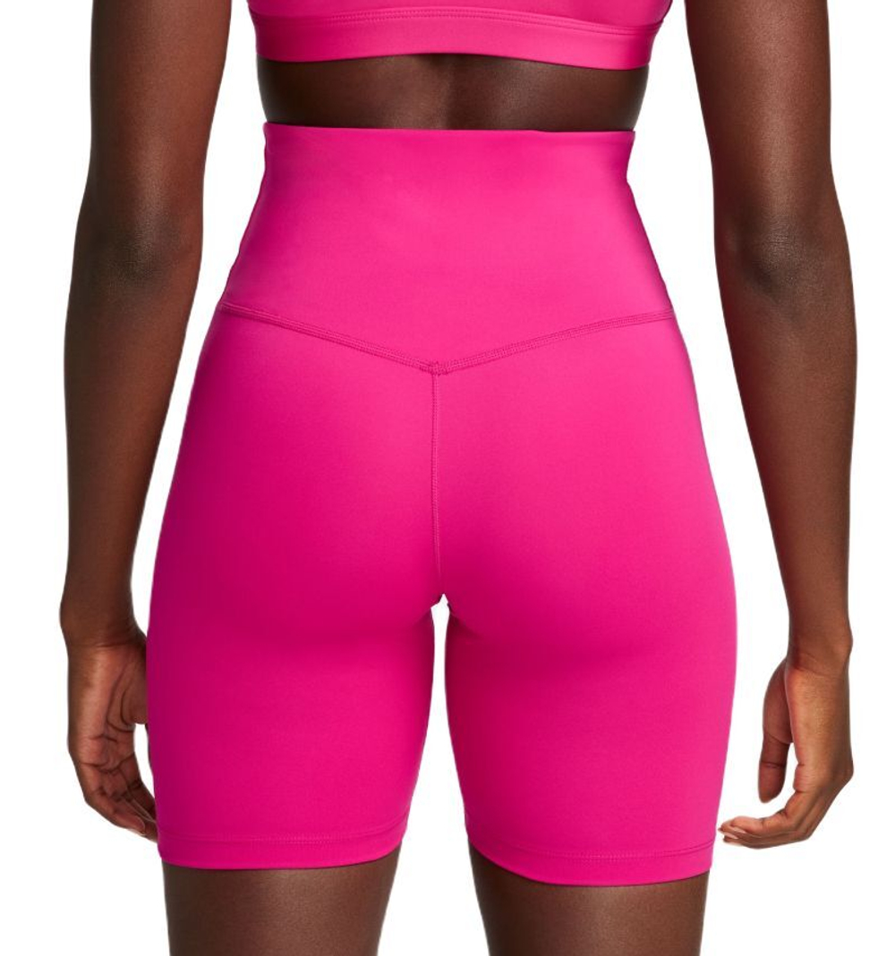 Женские Шорты теннисные Nike Dri-Fit High-Rise 7in Shorts - Розовый