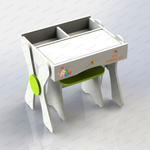 Комплект детской мебели-стол для конструирования 3 в 1 + стул