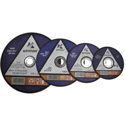 Круг абразивный Кратон Скорый, отрезной по металлу 115х1,0х22мм (10/100/400)