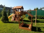 Детская площадка Клубный домик 2 с трубой и рукоходом