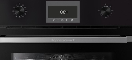 Компактный духовой шкаф с микроволнами Kuppersbusch CBM 6330.0 S3 Silver Chrome
