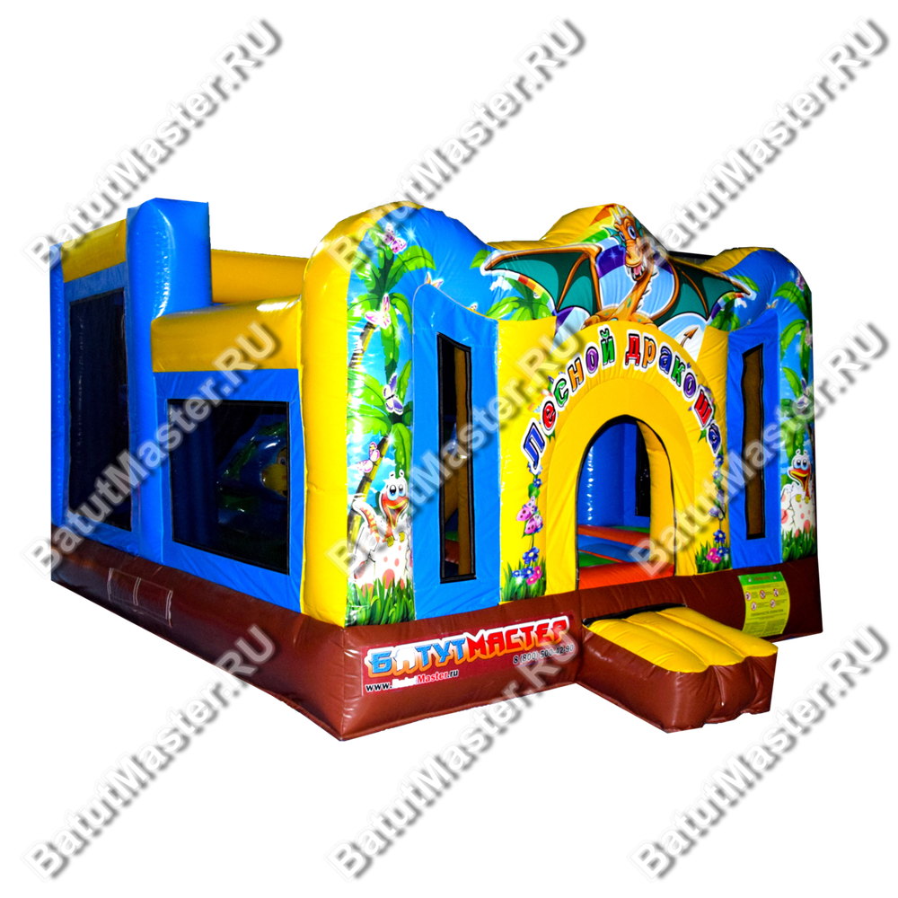 Надувной батут "Лесной дракон"