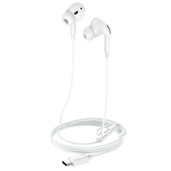 Гарнитура Type-C Hoco M1 Pro (вакуумные) Белая