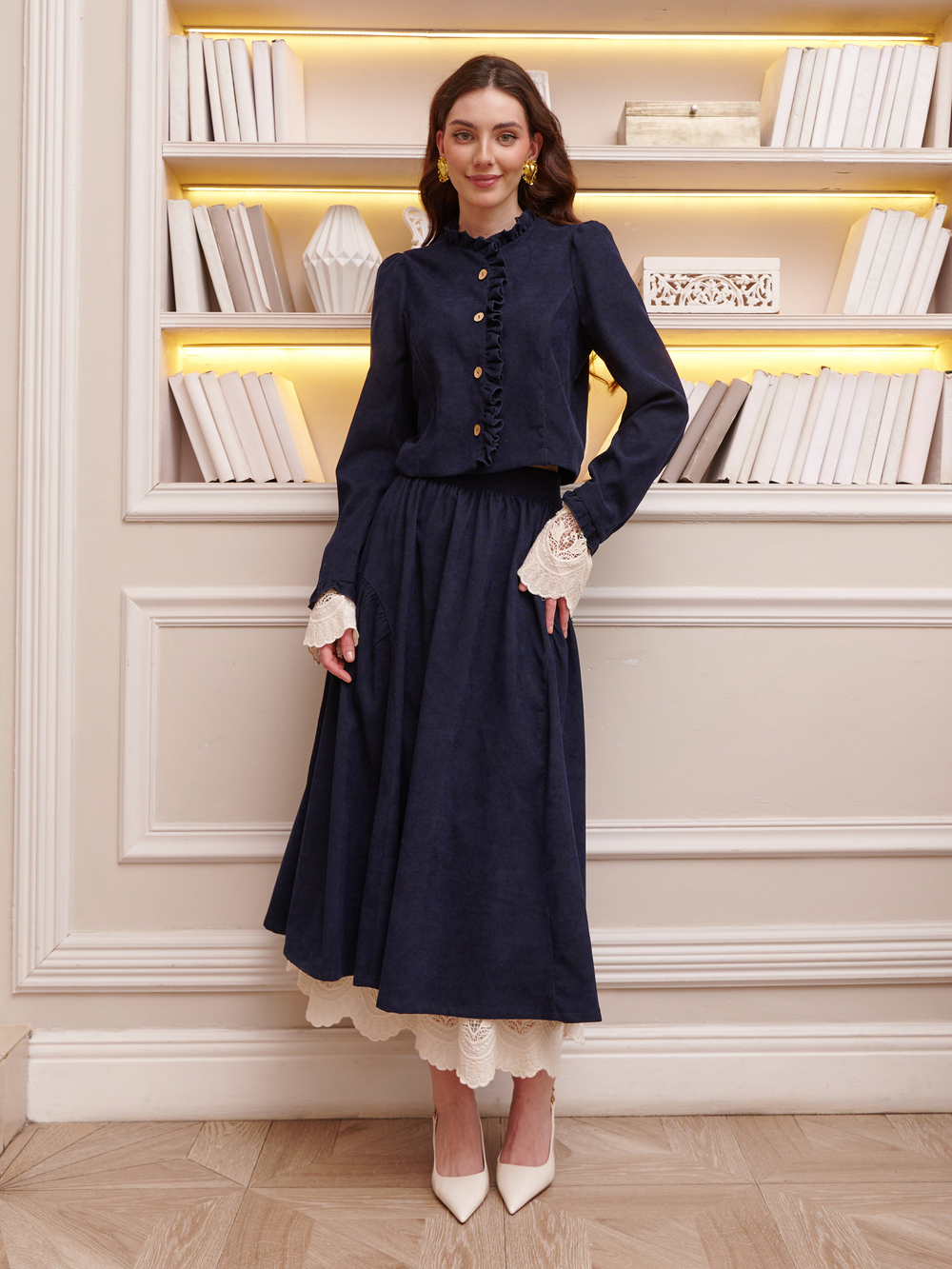 Жакет вельвет укороченный