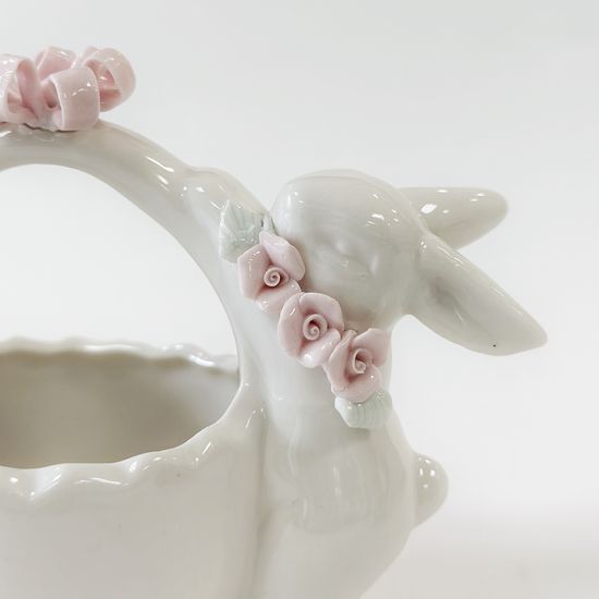 Конфетница "Лесные кролики",  12,5х8х12 см