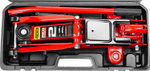 STAYER R-28 RED FORCE, в кейсе, 2 т, 130 - 350 мм, подкатной домкрат для легковых а/м, Professional (43153-2-K)