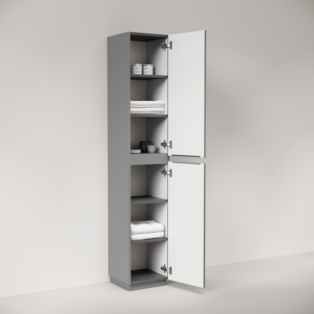 Шкаф-пенал напольный Sancos Folk Floor, 350х350х1880 мм, цвет Ergraut soft, арт. PFL35FES