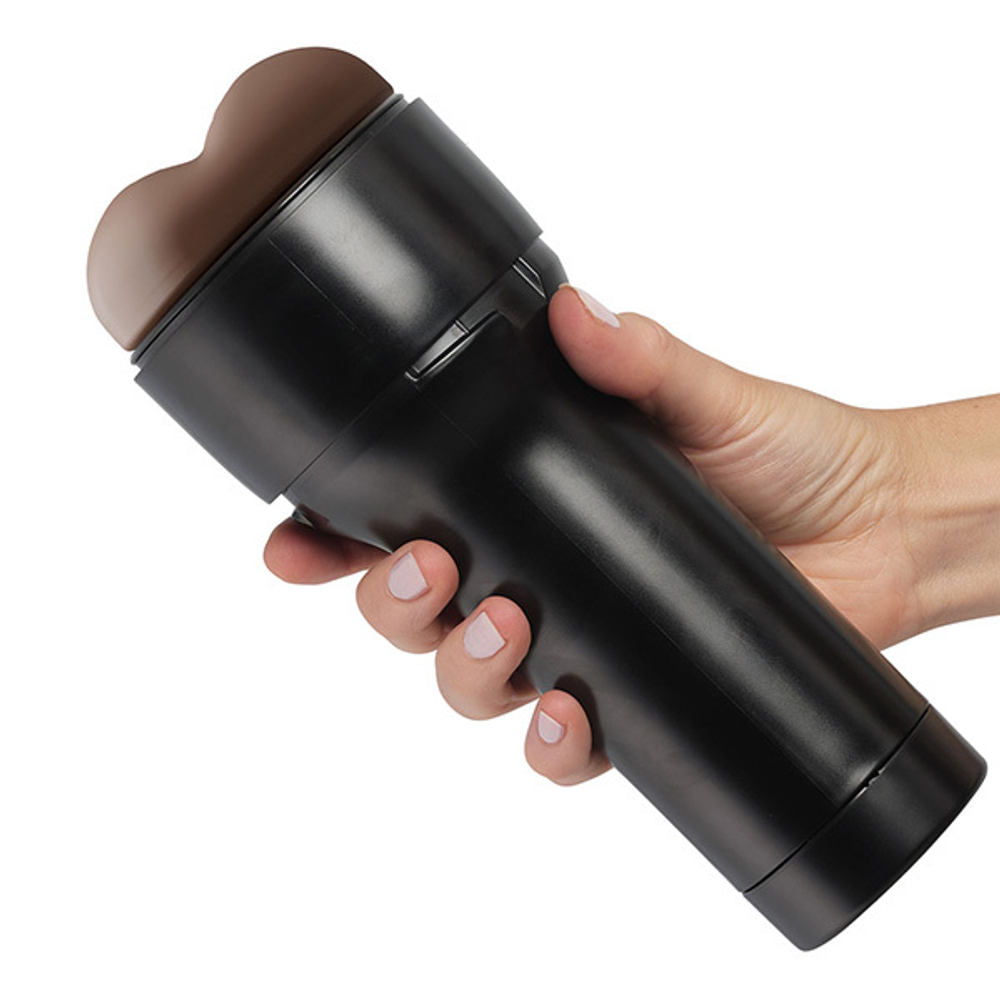 Коричневый (темный карамельный) мастурбатор-анус 22,3см Kiiroo Feel Stroker Dark Caramel