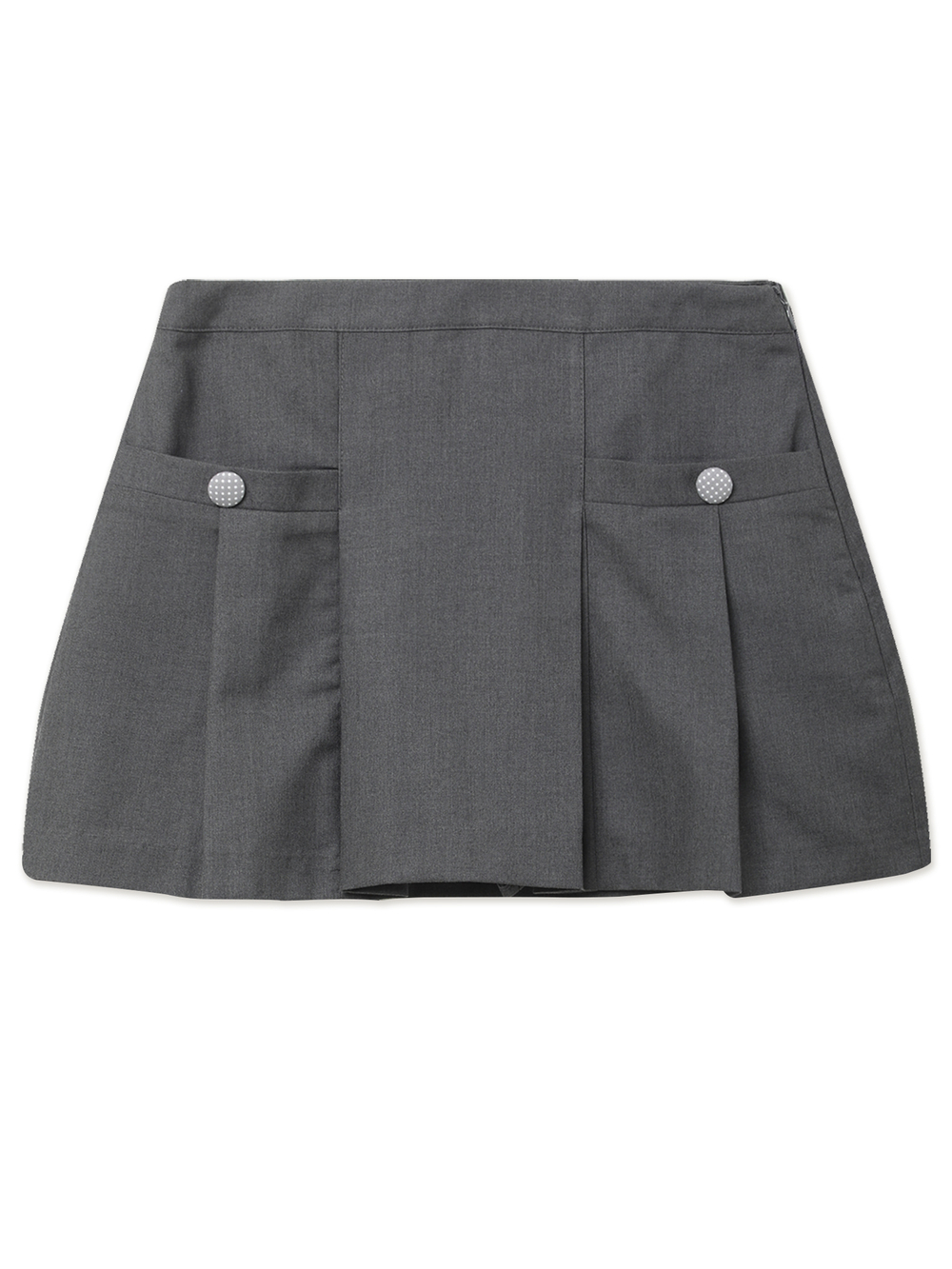 Юбка Pocket Pleats Shorts Skirt Charocal