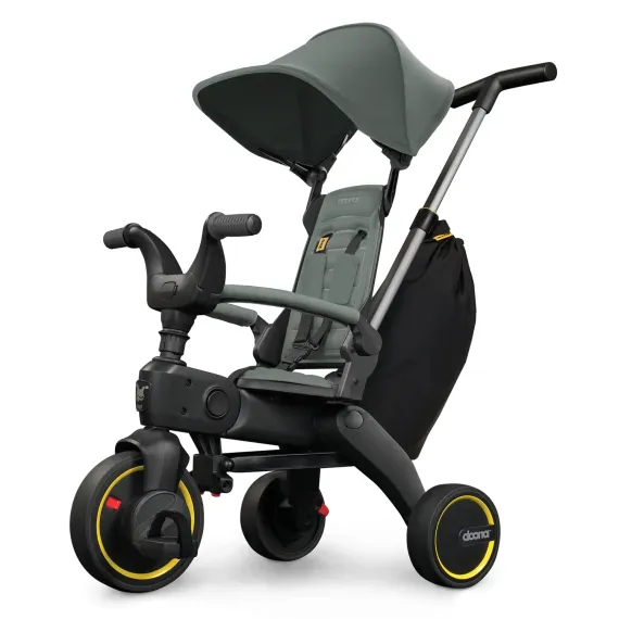 Складной трехколесный велосипед Doona Liki Trike S3, Forest Grey