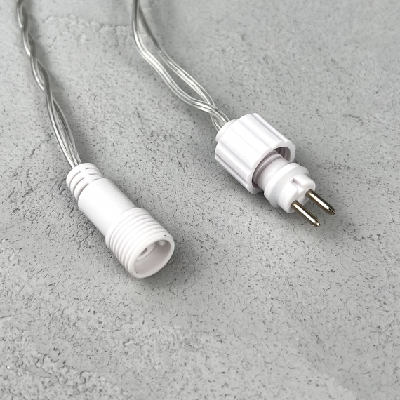 Светодиодная нить 10 м. с колпачком 24 В, 100 LED, розовая, прозрачный провод ПВХ, LTC (PST100CAP-10-1P)