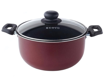 Кастрюля 3,5л "ScovO EXPERT" стекл.кр.