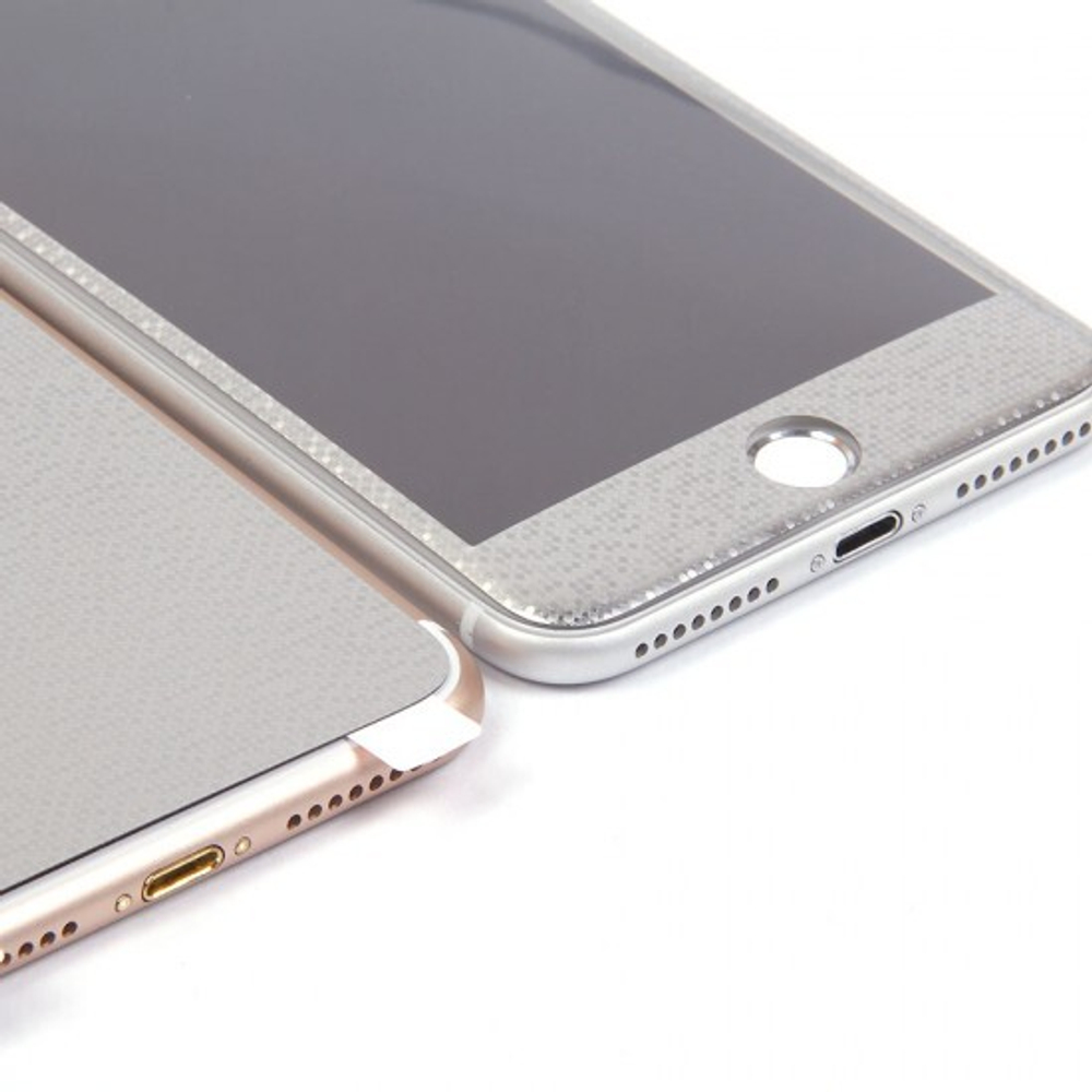 Декоративная пленка 3D 2 в 1 для iPhone 7 Plus 0.3 mm, 009468 Серебристый