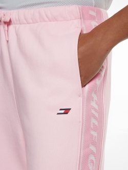 Женские теннисные брюки Tommy Hilfiger Relaxed Branded Sweatpant - Pink