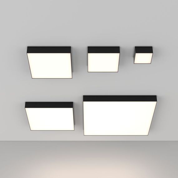 Потолочный светодиодный светильник Maytoni Technical Zon C032CL-90W4K-SQ-B