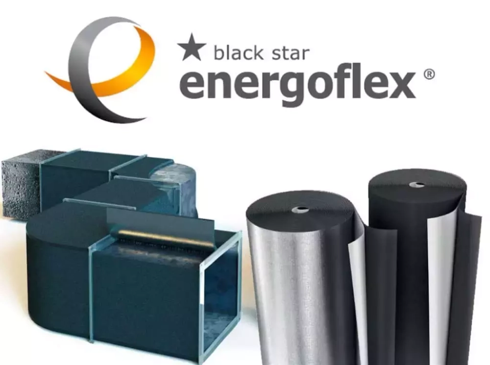 Изоляция Energoflex Black Star Duct 15мм / 1м, в рулоне 7м, самоклеящаяся (EFXR1517BSDUC)