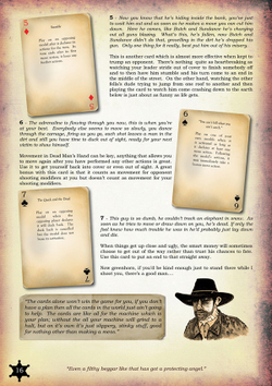 BP1377  Dead Man's Hand Rule book (includes DMH card deck and pop ou