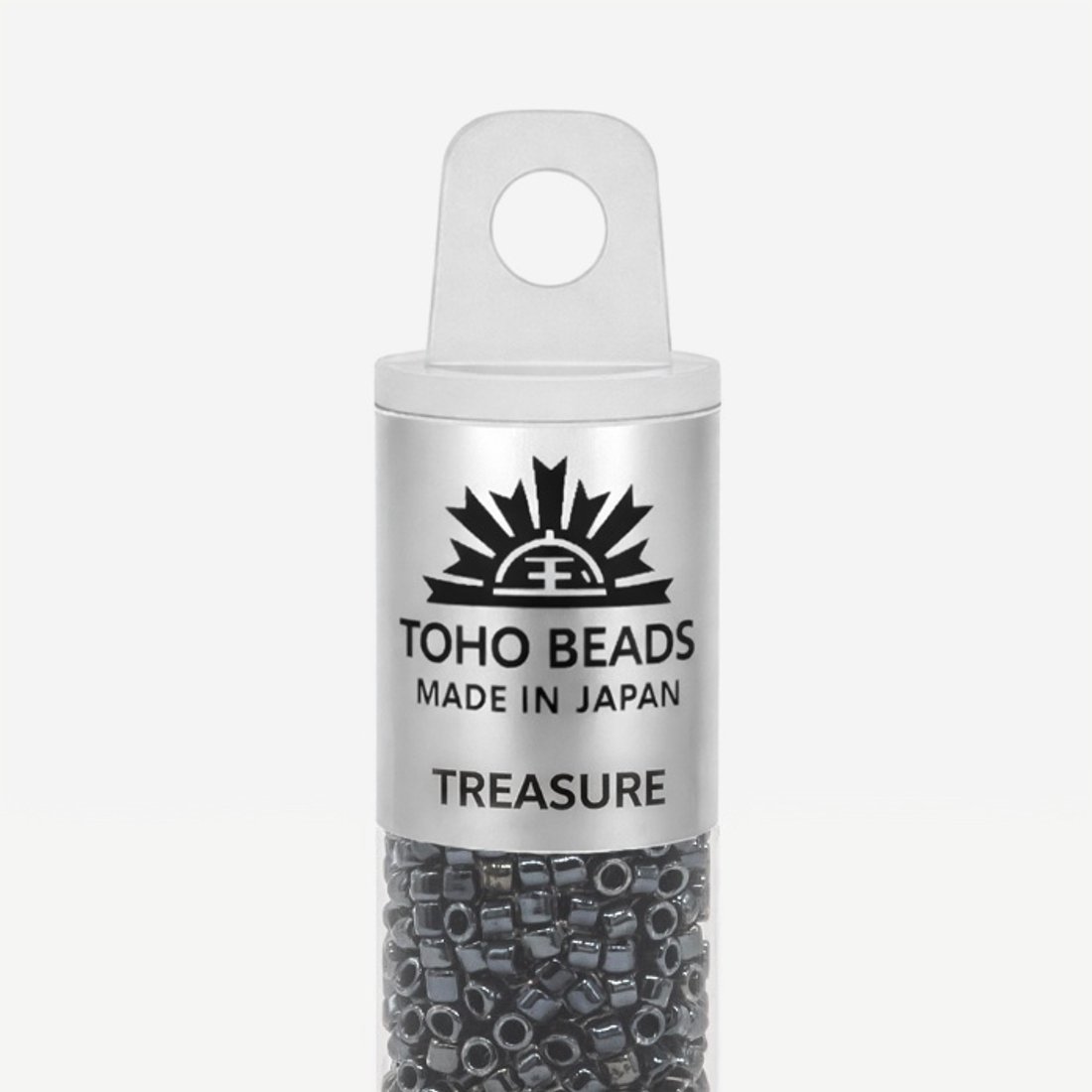 Японский бисер TOHO Treasure (№344), окрашенный изнутри прозрачный