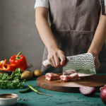 Кухонный нож Hezhen B38H Bone Chopper нож 7 дюймов клинок 67 Layers Damascus рукоять дерево G10, длина лезвия 18,3 см