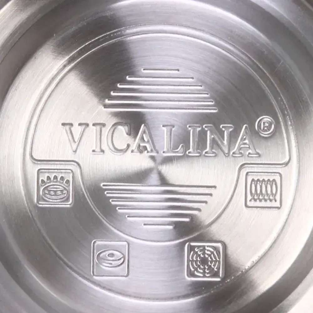 Чайник двойной турецкий 1,2+2л «Vicalina» черный VL-AA02H