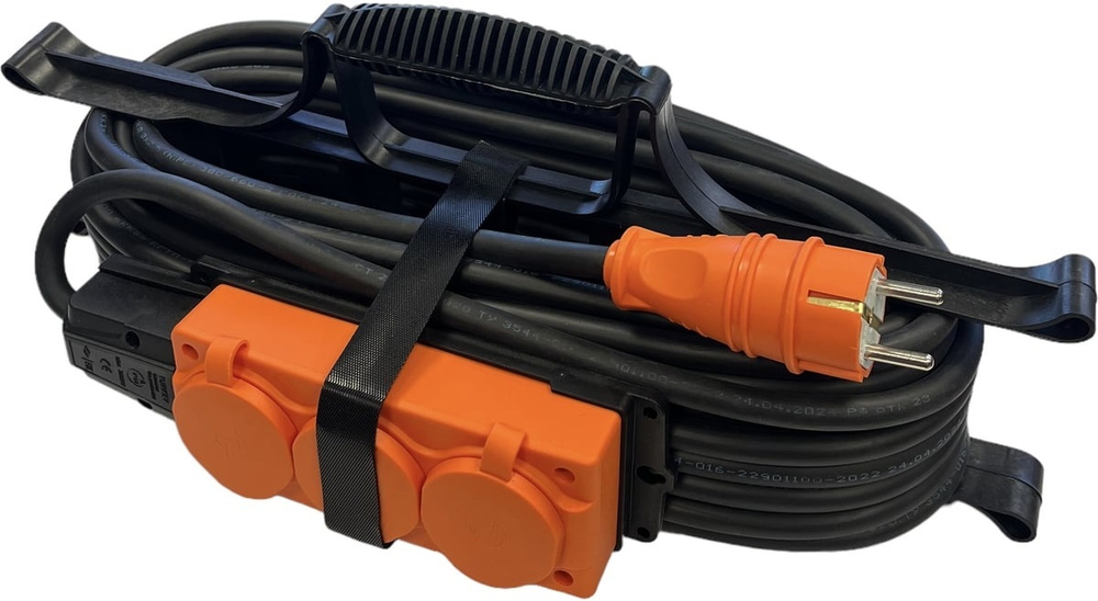 Удлинитель силовой iTOK i-CONNECT-COLOR-SUR-PVS-215-3-54-50-ORANGE