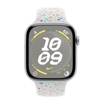 Умные часы Apple Watch Series 10 GPS, 46mm, Silver Aluminium Case with Nike Sport Band M/L, Pure Platinum (Чистая платина) MWX03/MYL53