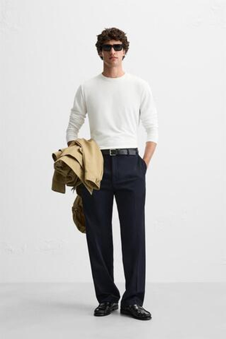 ZARA БРЮКИ, МОРСКОЙ СИНИЙ
