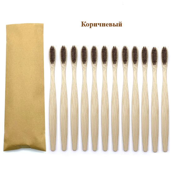 Купить бамбуковые зубные щетки недорого