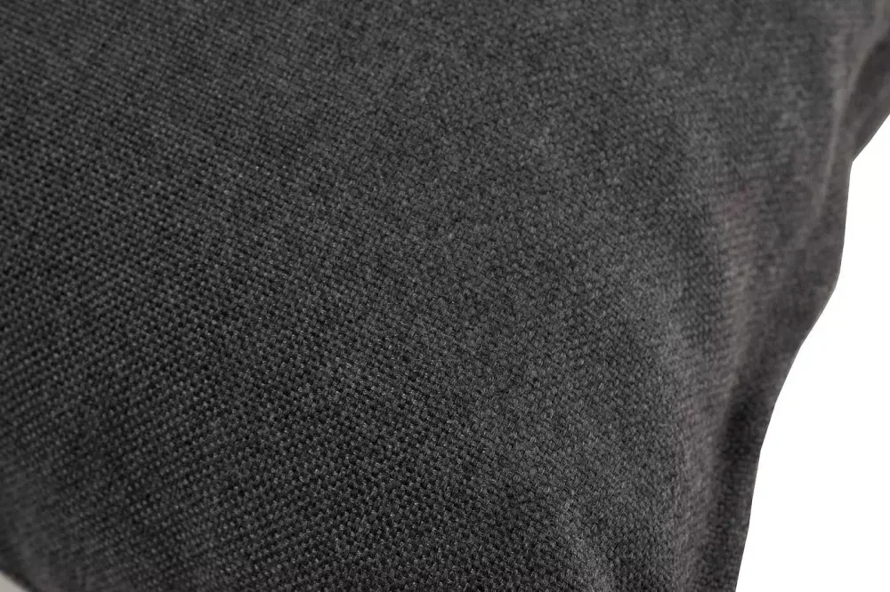 Декоративная подушка для мебели 50х43 см, цвет темно-серый 027