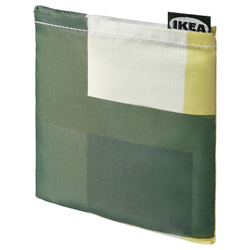IKEA SKYNKE  (ИКЕА СКЙНКЕ)  -  Сумка для покупок, белый/мультиколор, 45x36 см