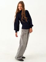 Джемпер для девочки AT1215 синий