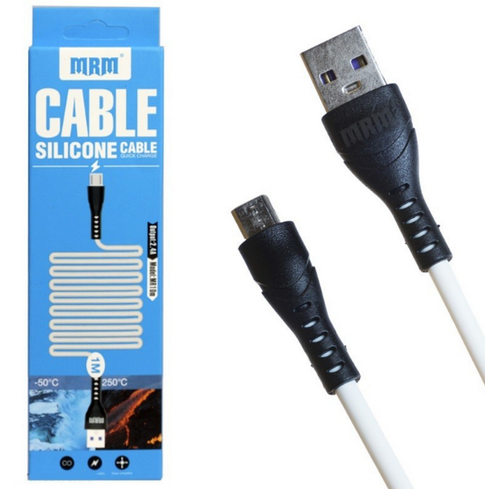 Кабель USB x Micro USB -1 м. MR10m (2.4A) силикон