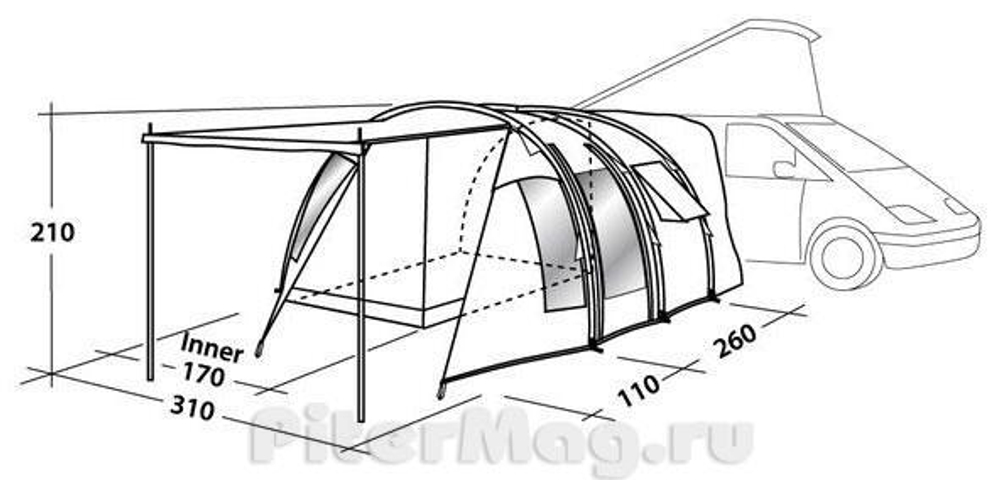 Палатка Easy Camp Sebring 200