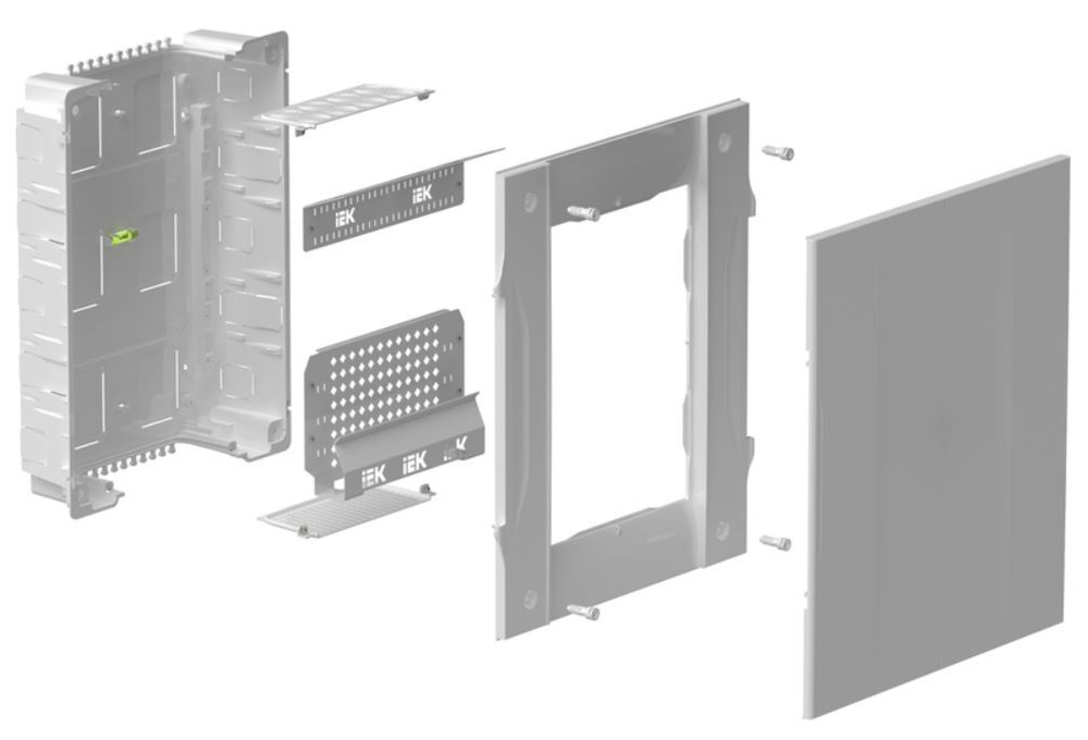 Щит слаботочный встраиваемый IEK KR5-KP23-V-41