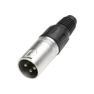 Adam Hall 7914 - разъем XLR, Male, 3-pole, серебристый