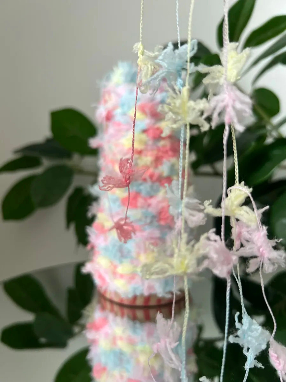 Пряжа Единорог UNICORN мультиколор с шишибриками 50 g