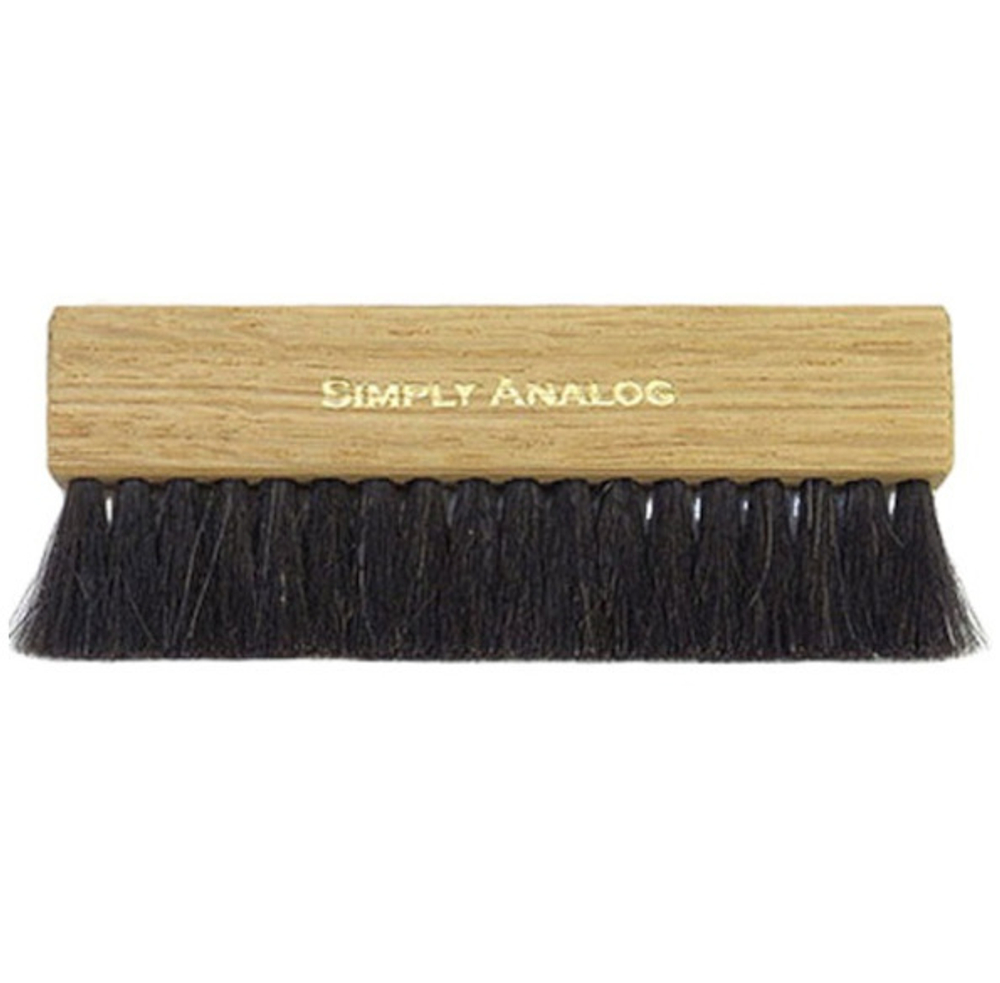 Щетка Антистатическая Для Виниловых Пластинок (Simply Analog Vinyl Record Brush)(Natural Wood)